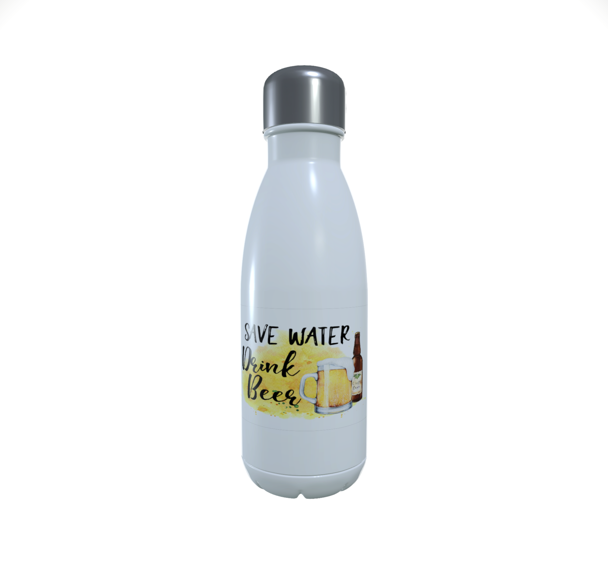 Save Water Drink Beer Drinks Bottle, Insulated Drinks Bottle